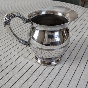 Antique Silver Plate Small Milk Creamer Jug